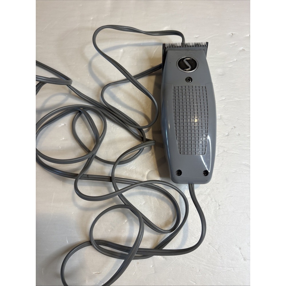 Vintage Supreme Super Electric Home Hair Cutting Clippers Works S-200 Grey USA